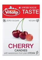 VITALP Cherry Hard Candies- Sugar free and Vegan 25 grams