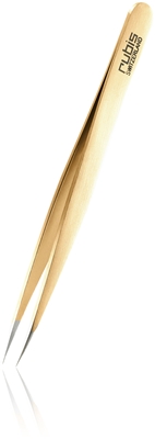 Rubis Tweezers Pointer Gold - 1K003