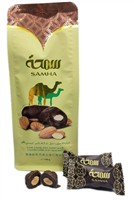 SAMHA Camel Milk Dark Chocolate Covered Dates With Almonds 190g Bag