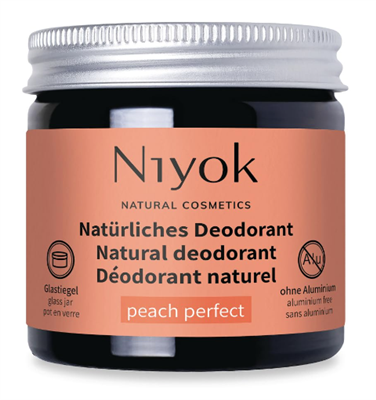 Niyok Natural Cosmetics Natural Deodorant Peach Perfect 40 ml