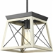 Graphite Dimmable Farm Home Light Lantern Geometric Chandelier