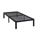 Twin size Heavy Duty Metal Platform Bed Frame with Wide Steel Slats