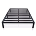 King Metal Platform Bed Frame with Heavy Duty Slats