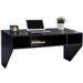 Contemporary Space Saver Floating Style Laptop Desk in Black