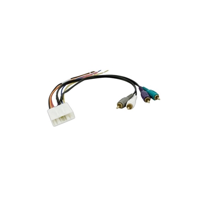 American International NWH74A Amp Integration Wire Harness for Select 2007-2012 Nissan