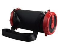 AOB A17-B49UF3 Portable Speaker w/Bluetooth/FM/USB/TF/AUX-In/Shoulder Strap - RED