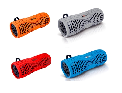 Axess SPBW1035 Rechargeable Water-Resistant Speaker with Bluetooth and Speakerphone
