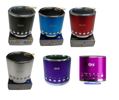 QFX CS-59US Rechargeable Speaker with USB/Micro SD/AUX/FM