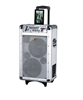 QFX PBX-3081BT Portable PA Speaker with FM/USB/SD/Microphone/Remote/LCD Display/7 Band Equalizer/Bluetooth