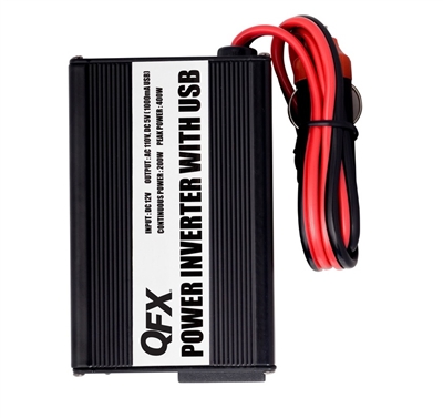 QFX PWR-80 200W Inverter with USB