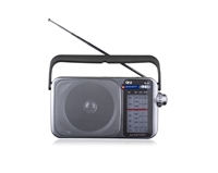 QFX R-24 Portable AM/FM/SW1-SW2 Retro Style Radio