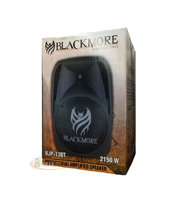 Blackmore BJP-13BT Rechargeable PA Speaker w/Bluetooth/USB/SD In/FM/Echo/Mic