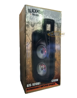 Blackmore BJS-1010BT Rechargeable Amplified Speaker w/Bluetooth/Recording/FM/USB/SD-In