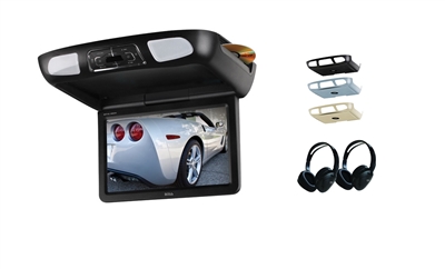 Boss BV12.1MCH 12.1" Flipdown Monitor DVD/CD/USB/SD/MP4/MP3 Playr/Remote/Housing