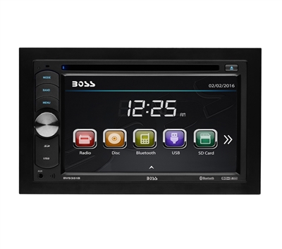 Boss BV9351B 6.2" Double DIN Touchscreen DVD/CD/USB/AM/FM Player w/Bluetooth/Remote