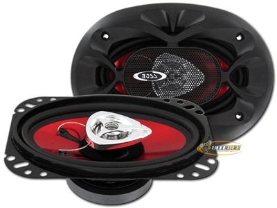 Boss CH4620 4x6" 2-Way 200 Watts Chaos Exxtreme Series Coaxial Car Speakers