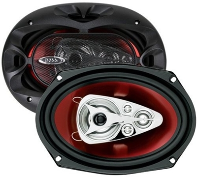Boss CH6950 6x9" 5-Way 600 Watts Chaos Exxtreme Series Coaxial Car Speakers