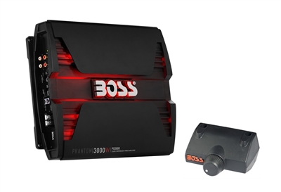 Boss PD3000 3000-Watt Monoblock Phantom Series Class D Power Amplifier w/ Remote