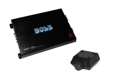 Boss R2000M 2000W Monoblock Class A/B Riot Series Car Amplifier