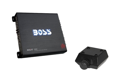 Boss R3004 1200W 4-Channel Riot Series Bridgeable Class A/B Power Amplifier