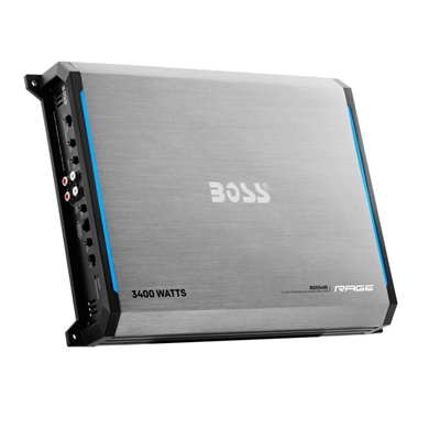 Boss RGD3400 3400 Watts Monoblock Class D Rage Series Car Amplifier