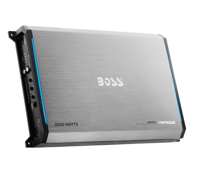 Boss RGM2000 2000 Watts Monoblock Class A/B Rage Series Car Amplifier