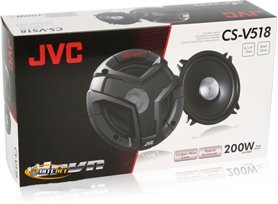 JVC CS-V518 altavoz audio - Altavoces para coche (90 Db, 200W, 25W, 13 cm,  450g, 4,4 cm)