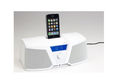 Refurbished Kicker 09IK150W-2 Docking System for iPod/iPhone w/Alarm Clock