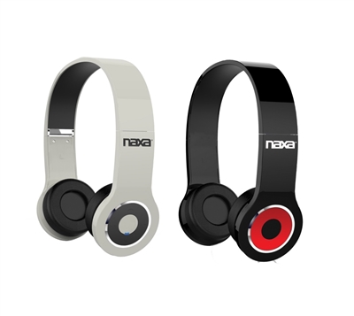 Naxa NE-932 Neurale Rechargeable/Foldable Bluetooth Headphones w/Built-In Mic