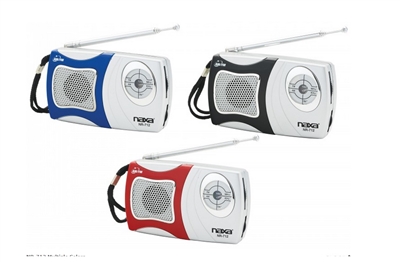 Naxa NR-712 AM/FM Mini Pocket Radio with Built-In Speaker