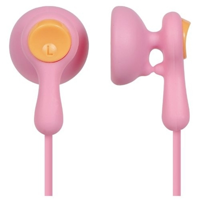 Panasonic RP-HV41-PI In-Ear Headphones (Pink/Orange)
