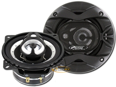 Performance Teknique ICBM-1044 4" 3-Way 300 Watts Coaxial Car Speakers