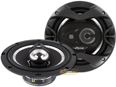 Performance Teknique ICBM-1062 6.5" 3-Way 400 Watts Coaxial Car Speakers