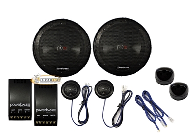 Powerbass S-60C 6.5" 210 Watts 2-Way S-Series Component Car Speakers