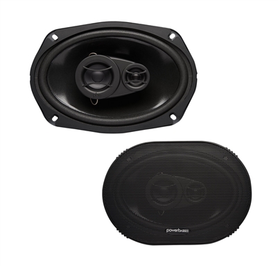 Powerbass S-6903 6x9" 210 Watts 3-Way Coaxial Speakers