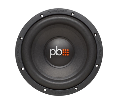 Powerbass S-84D 8" 250 Watts Dual 4-Ohm S-Series Car Subwoofer