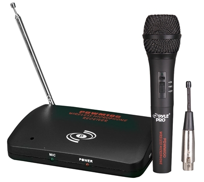 PylePro PDWM100 Dual Function Wireless/Wired Microphone System