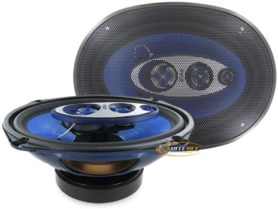 Pyle PL6984BL 6x9" 400 Watts 4-Way Blue Label Series Car Speakers