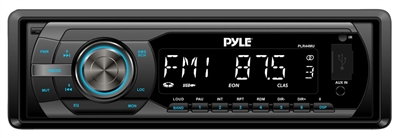 Pyle PLR44MU Single DIN In-Dash AM/FM-MPX/MP3 Receiver with USB/SD/Aux Input