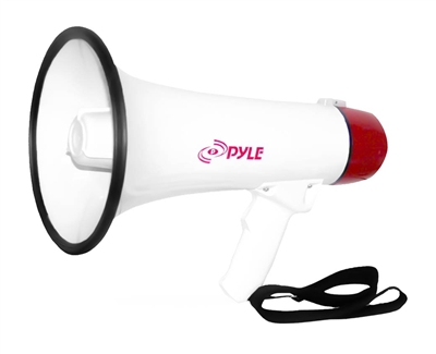 PYLE PMP40 40 Watts Professional Megaphone with Siren and Handheld Microphone