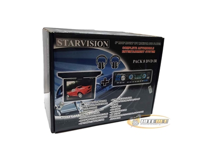 Starvision PACK 8 DVD IR 8" Complete Automobile Entertainment System ***AS-IS***