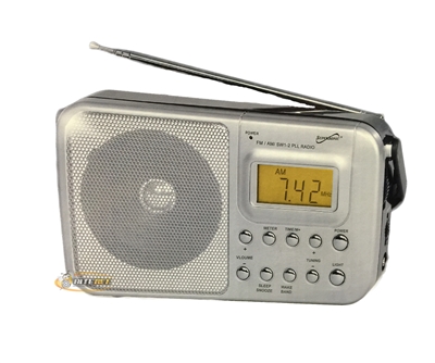 Supersonic SC-1091 4-Band AM/FM/SW RADIO with Digital Display and Alarm Clock