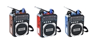 Supersonic SC-1392 Portable PA System w/8 Band/Flashlight/USB/SD/Headset Mic