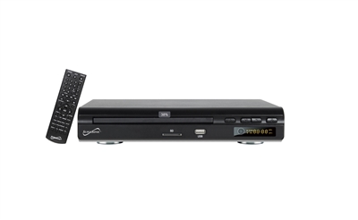 Supersonic SC-28DVD 2.0 Channel DVD/CD/VCD Player with USB/SD Input