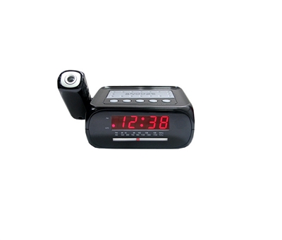 Supersonic SC-371 Digital Projection Alarm Clock with AM/FM/Aux Input