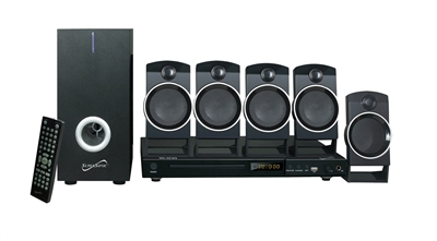 Supersonic SC-37HT 5.1 Channel DVD Home Theater System with USB In/Karaoke Function/Remote