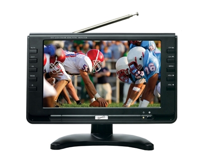 SuperSonic SC-499 Rechargeable 9" LCD TV with Digital TV Tuner/USB/SD IN