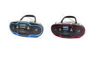 SuperSonic SC-745 Portable MP3/CD Player w/ USB/AUX-In/Cassette Recorder/AM/FM