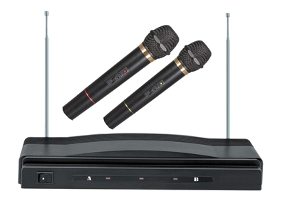 SUPERSONIC SC-900 PROFESSIONAL WIRELESS DUAL COMPACT MICROPHONE SYSTEM