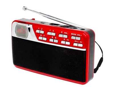 UNIREX DX-4378 Portable Speaker with Radio, USB & MicroSD Ports